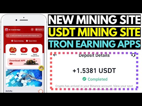 New USDT Mining Website in 2025 | USDT Grab Earning Platform | Free TRON Investment Platform