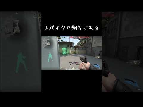 【Valo初心者あるある】スパイクに翻弄される初心者#shorts #ゲーム実況 #valorant