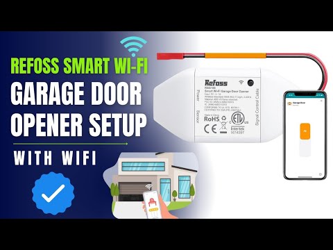 Refoss Smart Wi-Fi Garage Door Opener Setup With WiFi