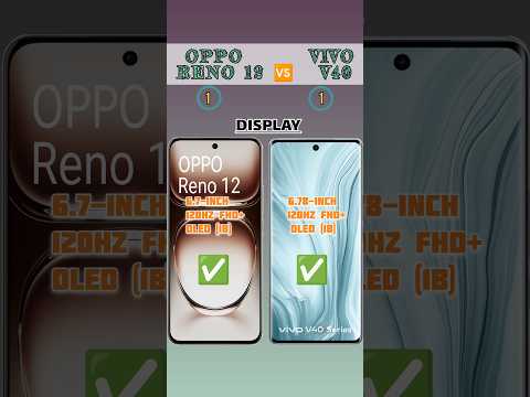 OPPO RENO 12 🆚 VIVO V40