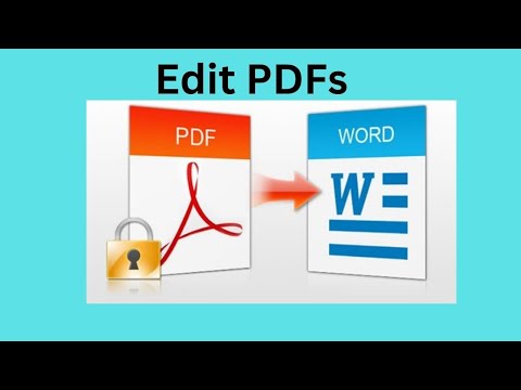 How to Edit PDF File in Word