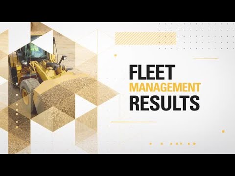 Fleet Management Results | Caterpillar Job Site Solutions