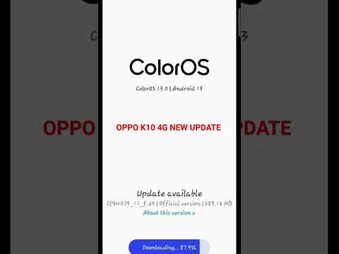 OPPO K10 4G NEW UPDATE AVAILABLE #oppok10 #android14