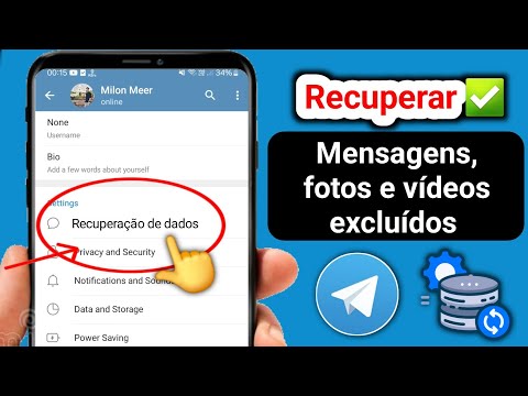 Como recuperar fotos de conversas apagadas do Telegram?