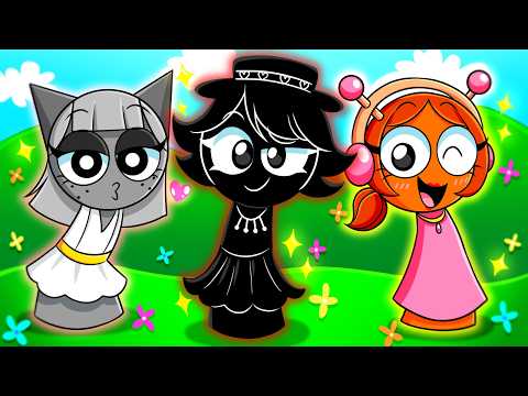 SPRUNKI, but they're GIRLS? Incredibox Sprunki Animation