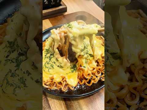 Cheese Fondue and Buldak Noodles