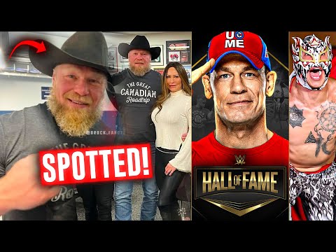 BEAST IS HERE! Brock Lesnar SPOTTED | John Cena In HALL OF FAME 2025? Rey Fenix | WWE News