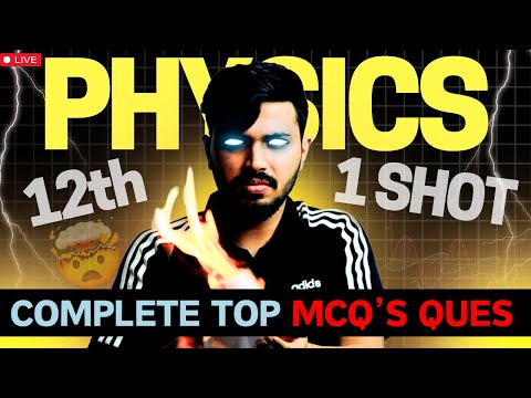 Class 12 Physics Most Expected MCQ's 🔥 CBSE Board Exam 2024 I Score 70/70 Score 95+ in  Physics 🔥😍