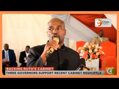 Governor Barchok lauds move by Ruto to reshuffle his cabinet