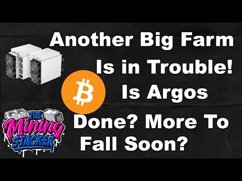 Yet Another Huge Bitcoin Mining farm is insolvent, Argo Blockchain Is In Trouble. #bitcoinmining