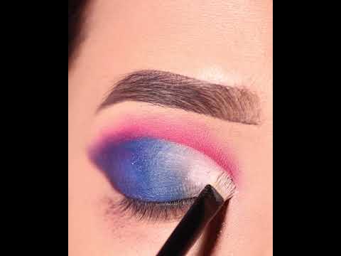 #shorts Blue cut crease Eyeshadow Tutorial || Party/Bridal Eyeshadow Look || Shilpa