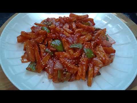 Crispy honey chilli potato recipe @in hindi