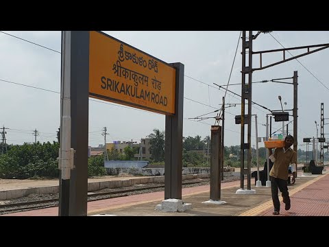 Srikakulam Road railway station Andhra Pradesh, Indian Railways Video in 4k ultra HD