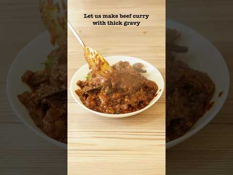 ബീഫ് കറി | Beef Curry With Gravy  #shorts #beefcurry