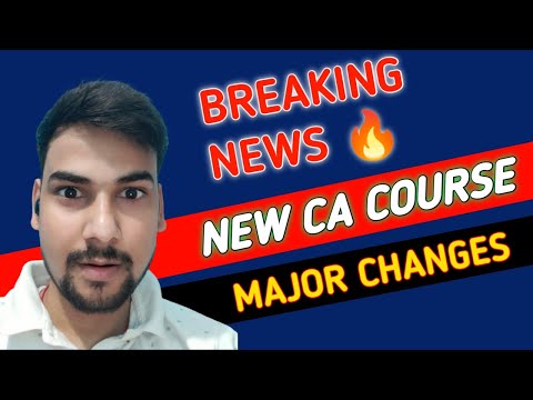 NEW CA COURSE | DRAFT AMENDMENTS PRACTICE TRAINING REDUCED | BIG BREAKING NEWS | CA STUDENTS | ICAI