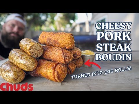 Barbecue Boudin Eggrolls! | Chuds BBQ