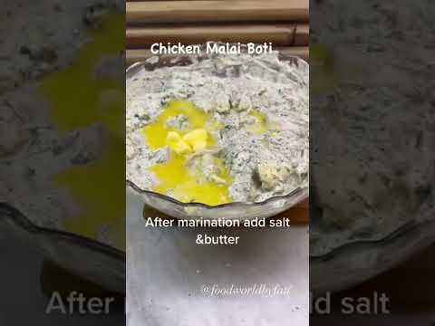 Chicken Malai Boti #shorts #cooking #tranding #viral