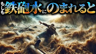 【恐怖】鉄砲水にのまれるとどうなるのか？