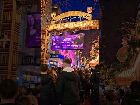 Birmingham's German Christmas Market 2024 #christmasmarkets #frankfurt #uk #christmas