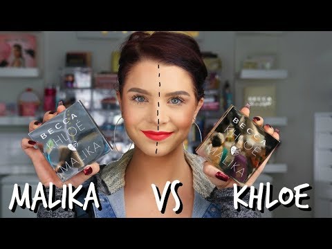 Becca X Khloe Kardashion X Malika #beccabffs Collection Review+Tutorial