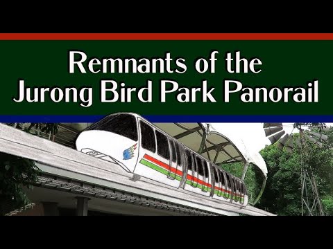 Remnants of the Jurong Bird Park Panorail - 2021