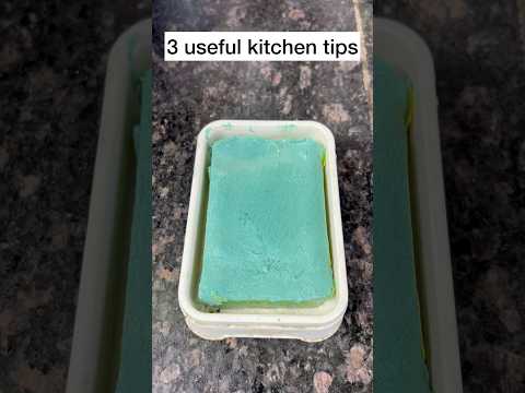 3 useful kitchen tips #kitchentips #kitchenhacks #easykitchencleaningtips #videos #shortvideos 😍🔥🔥🔥