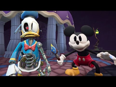 Epic Mickey Rebrushed - ALL Animatronic DONALD's Parts Locations