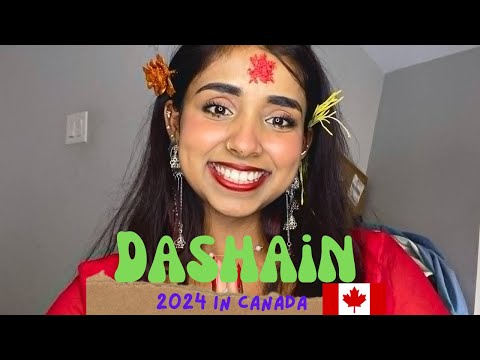 How I celebrated Dashain in Canada 🇨🇦 | First Dashain in Canada 🍁