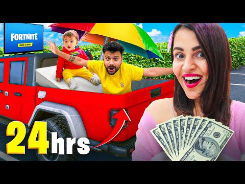 Living in CAR for 24 HOURS *Rs 100000 Challenge*