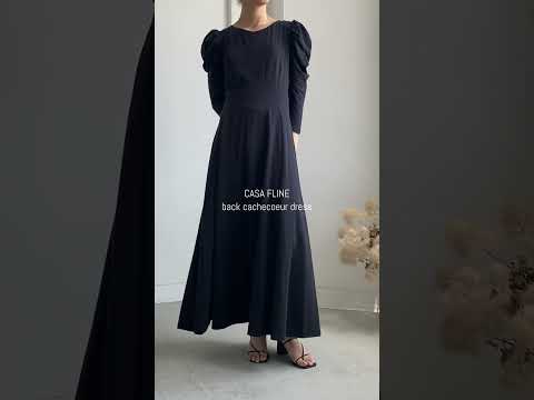 CASA FLINE バックカシュクールカットソードレス