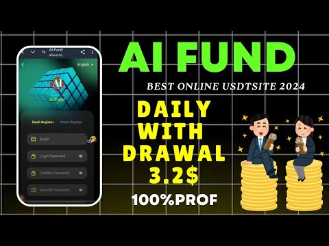 New Platform Going to blast 💥💣AI Fund 1 deposit 13USDT, daily income 3.2USDT