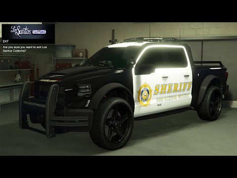 GTA 5 Online - Vapid Caracara Pursuit (Ford F-150 Police) - DLC Vehicle Customization