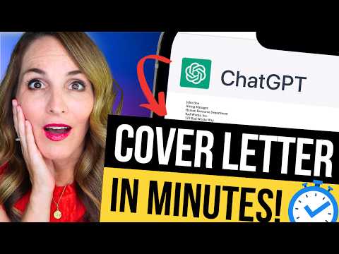 WRITE YOUR COVER LETTER IN MINUTES WITH 4 EASY AI CHATGPT PROMPTS!