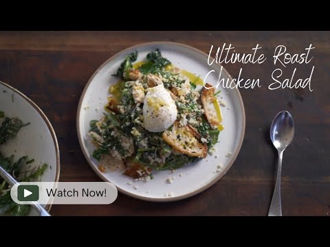 Ultimate Roast Chicken Salad | Caesar Salad with a Twist