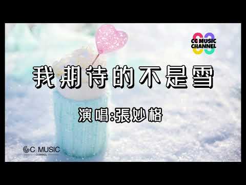 張妙格 - 我期待的不是雪『而是有你的冬天』💜【高音質|動態歌詞Lyrics】【動態歌詞/Vietsub/Pinyin Lyrics】🎵🎧🧡