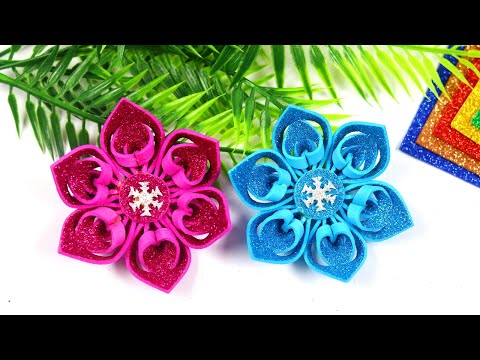 DIY Christmas Decor Ornament Ideas With Glitter Foam Sheet | Christmas Tree Decoration Ornament