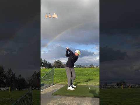 Golfing under rainbows: the extended cut #golf #golfer #golfswing #rainbow #lahainastrong #views