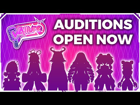 VAllure's Vtuber Auditions For Gen 1 Are Open Now! [Vtuber Agency Auditions Open Trailer!]