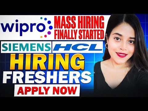 🔥WIPRO FINALLY HIRING | BCA , BSC | HCLTECH, SIEMENS, MICROSOFT HIRING  | FRESHERS | APPLY NOW 🔥