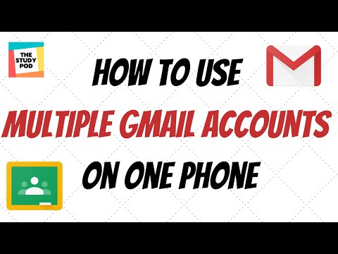 How to use multiple Gmail accounts in one device | for Gmail & Google Classroom | The Study Pod