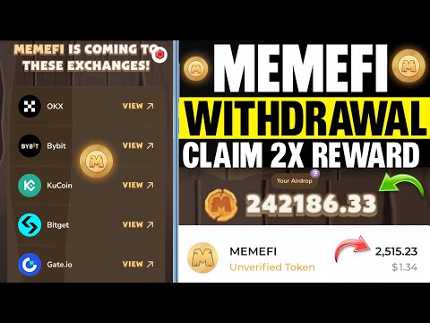 Memefi Airdrop Withdrawal Full Process | Memefi Withdrawal in OKX Exchange