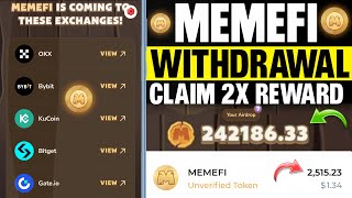 Memefi Airdrop Withdrawal Full Process | Memefi Withdrawal in OKX Exchange