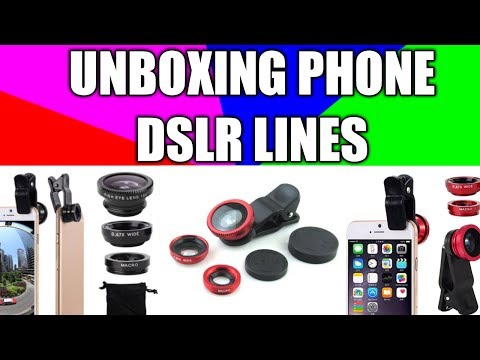 DSLR Lens Unboxing - Phone DSLR Lens Unboxing Hindi