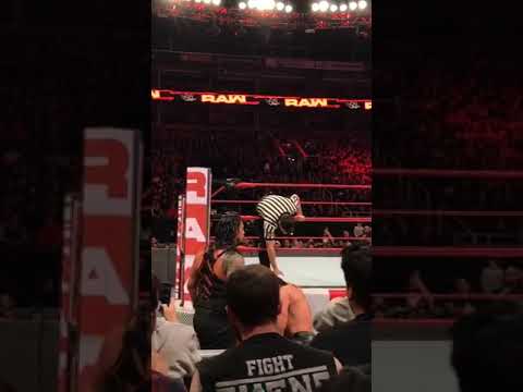 Roman Reigns Hair Flip During the WWE Raw Fight Match | WWE Super Star #shorts