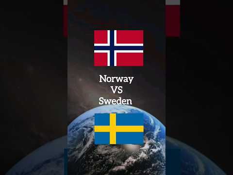 Norway vs Sweden Comparison #shorts #facts #countries