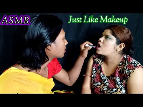 ASMR~Does My Elder Bro Very Gently Pampering Unique Makeup (Tingles) @asmrsangi7044 ❤️🌹👩‍🎤