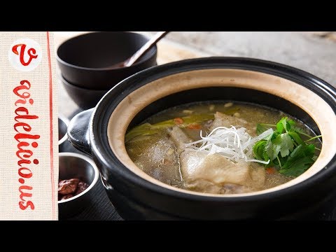 夏バテ知らず！骨付き鶏もも肉でつくる参鶏湯(サムゲタン)｜How to make Ginseng Chicken Soup