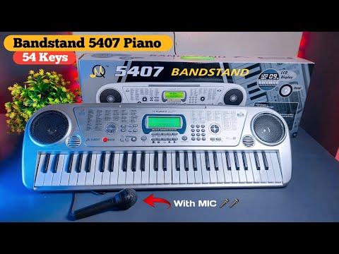 Bandstand 5407 Electronic Piano Keyboard | 54 Key Piano Unboxing & Review | Best Budget Piano