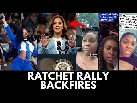 Black Women Are DONE With Kamala Harris For Having TWERK OUT THE VOTE Ratchet Campaign Rally