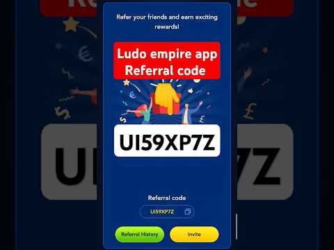 Ludo empire refer code 🎲 #shorts #youtubeshorts